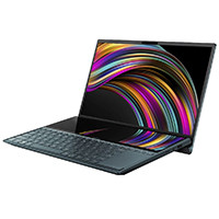 UX481FL-HJ118T ZenBook Duo [ 14型 + 12.6型(2nd) / フルHD タッチパネル / i5-10210U / MX 250 / 8GB RAM / 512GB SSD / Windows 10 Home / セレスティアルブルー ]