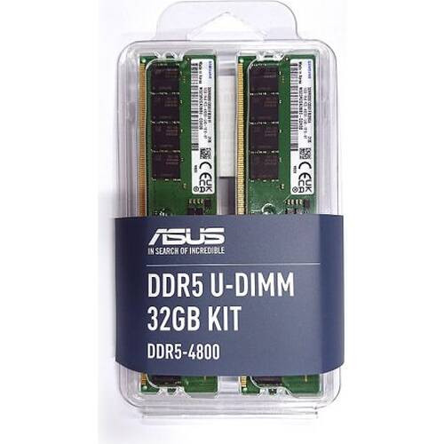 DDR5UDIMM32GBKIT ［デスクトップ用 / DDR5 SDRAM（288pin） / 32GB(16GB × 2枚組)セット / DDR5-4800 CL40-39-39-77］