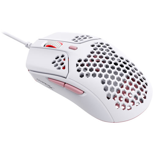 Pulsefire Haste Gaming Mouse White&Pink [4P5E4AA] 有線 16000DPI 軽量60g
