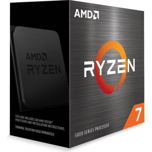 AMD Ryzen 7 5700X W/O Cooler (8C/16T,3.4GHz,36MB,65W)　100-100000926WOF【国内正規品】