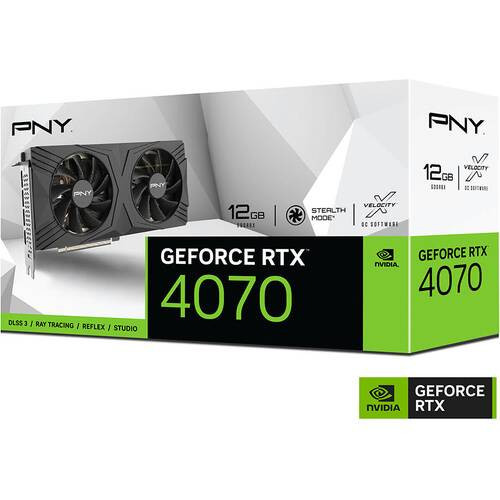 PNY PNY GeForce RTX4070 12GB VERTO STANDARD DUAL FAN