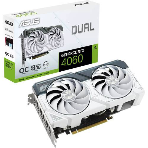 Dual GeForce RTX4060 White OC Edition 8GB GDDR6