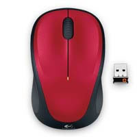 Wireless Mouse M235r RD (レッド) USB無線 3ボタン コンパクト マウス