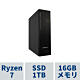 TSUKUMOPC_Slim TS7A-B221T/R/CP1 スリム型PC Ryzen7 5700G(8コア16スレッド) 16GBメモリ(DDR4-3200) Radeon Graphics 8GPU(CPU内蔵) 1TB SSD(M.2 NVMe) DVDマルチドライブ Windows10 HOME