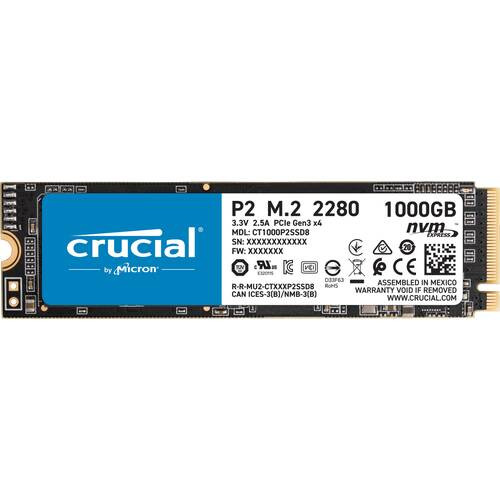 Crucial クルーシャル P2 CT1000P2SSD8JP [M.2 NVMe 内蔵SSD / 1TB 