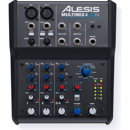 ALESIS アレシス MultiMix 4 USB FX AL-MIX-033 エフェクト＆USB ...
