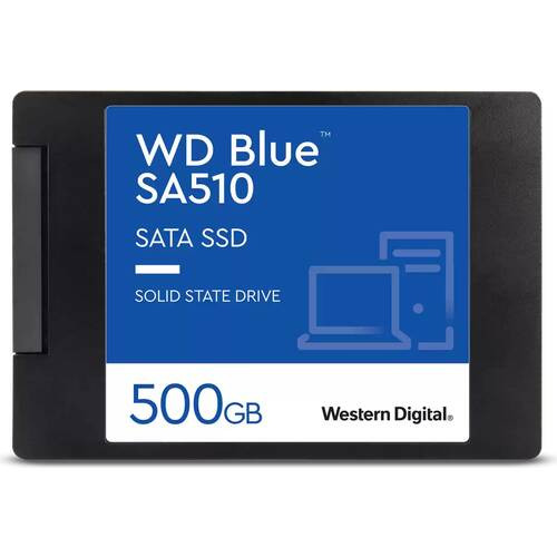 Western Digital ウエスタンデジタル WDS500G3B0A ［2.5インチ内蔵SSD / 500GB / WD Blue SA510 SATA SSD 2.5インチシリーズ / 国内正規代理店品］
