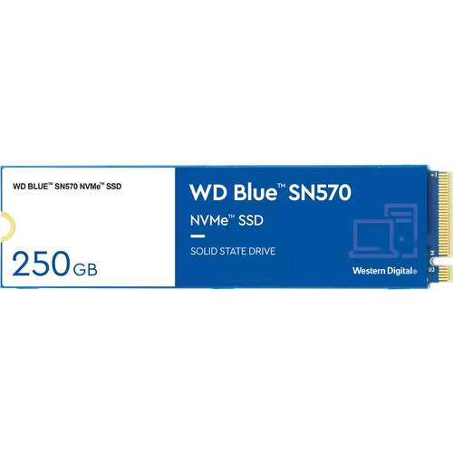WDS250G3B0C ［M.2 NVMe 内蔵SSD / 250GB / PCIe Gen3x4 / WD Blue SN570 NVMe SSDシリーズ / 国内正規代理店品］