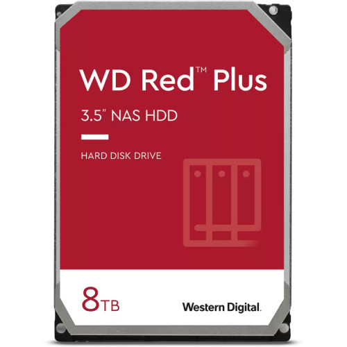 WD80EFPX [3.5インチ内蔵HDD / 8TB / 5640rpm / 256MBキャッシュ / WD Red Plusシリーズ / 国内正規代理店品]