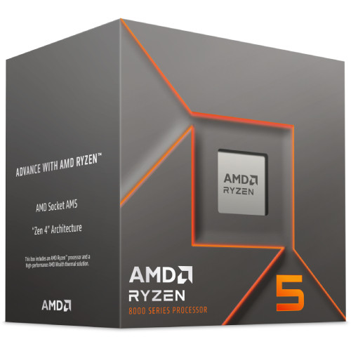 AMD Ryzen 5 8400F With Wraith Stealth Cooler　100-100001591BOX