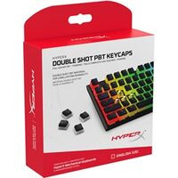 HyperX Double Shot PBT Keycaps　HXS-KBKC3 US配列メカニカルキーボード用 透光 交換用キーキャップ ブラック