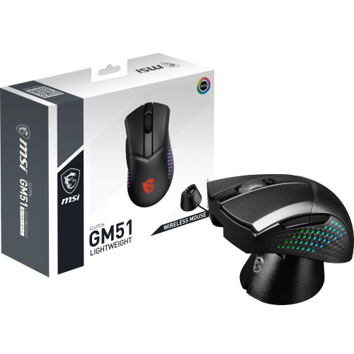 Clutch GM51 Lightweight Wireless 有線/2.4GHz無線/Bluetooth対応 ゲーミングマウス 充電ドック付属