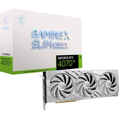 GeForce RTX 4070 Ti GAMING X SLIM WHITE 12G