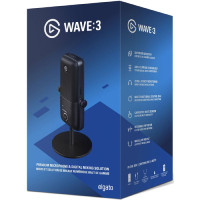 Elgato Wave:3　10MAB9901 USB接続 コンデンサーマイク 【国内正規品】
