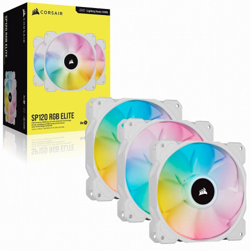SP120 RGB ELITE WH Triple Fan Kit (CO-9050137-WW)