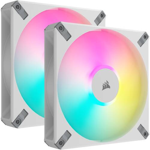 iCUE AF140 RGB ELITE WHITE Dual Fan Kit　（CO-9050160-WW） ※6/13まで