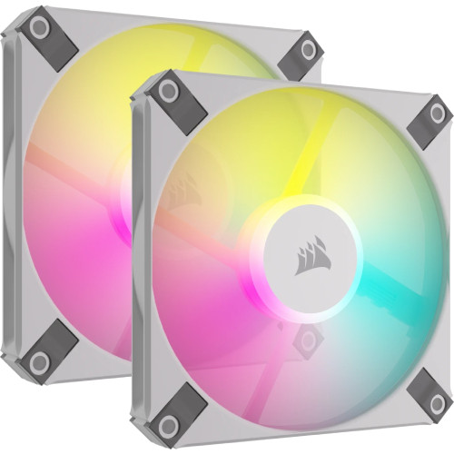 iCUE AF120 RGB SLIM WHITE Dual Pack　（CO-9050165-WW）