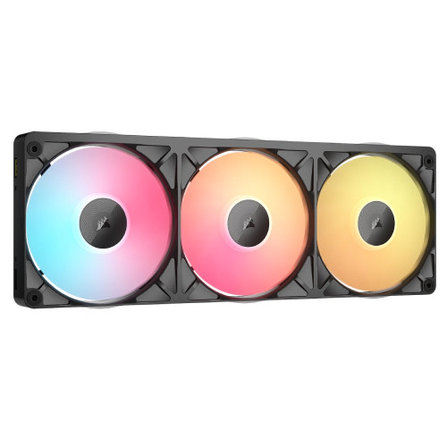 iCUE LINK RX360 II Unified Frame RGB Fans Starter Kit Black　CO-9051059-WW