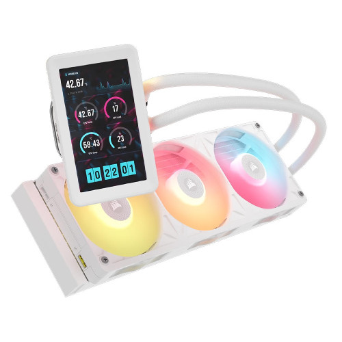 iCUE LINK TITAN II 360 RX LCD White　CW-9061046-WW