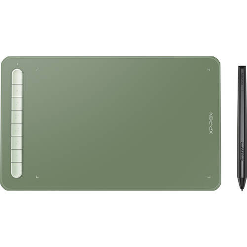 Deco MW GR [グリーン] 8x5インチ 有線/無線 両対応 ペンタブレット