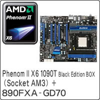 その他 ☆Phenom II X6 1090T Black Edition BOX (Socket AM3) + 890FXA-GD70  セット｜ツクモ公式通販サイト