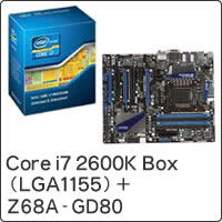 core i7 2600k LGA1155 マザーボードセット ASRock z77 Extreme6