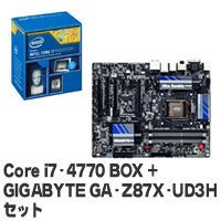 その他 ☆Core i7-4770 BOX + GIGABYTE GA-Z87X-UD3H セット｜ツクモ公式通販サイト