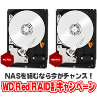 W.D. Red WD60EFRX 6TB 2台セット