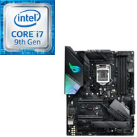 intel core i7 9700 + ROG STRIX Z390-F