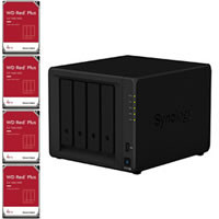 ★Western Digital WD40EFZX ×4台 + Synology DiskStation DS920+ セット