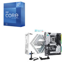 Core i7 12700KF + ASRock Z690 Steel Legend WiFi 6E セット 【DDR4対応】