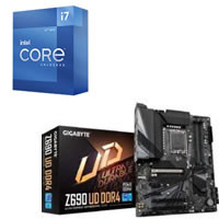 Core i7 12700K + GIGABYTE Z690 UD DDR4 Rev. 1.0 セット 【DDR4対応】