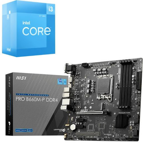Core i3-12100 + MSI PRO B660M-P DDR4 セット
