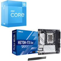 Core i3-12100 + ASRock H670M-ITX/ax セット 【DDR4対応】