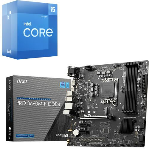 Core i5-12400 + MSI PRO B660M-P DDR4 セット