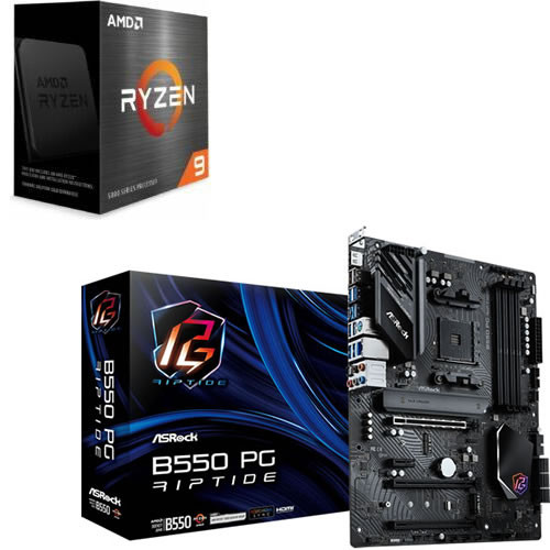 セット商品（AMD + GIGABYTE） ☆Ryzen 9 5900X + ASRock B550 PG