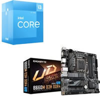 Core i3-12100 + GIGABYTE B660M D3H DDR4 セット 【DDR4対応】※ツクモ限定モデル
