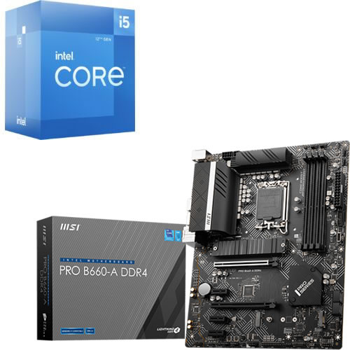 Core i5-12400 + MSI PRO B660-A DDR4 セット 【DDR4対応】