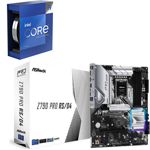 ★Core i9-13900K + ASRock Z790 Pro RS/D4 セット 【PCIe 5.0対応】