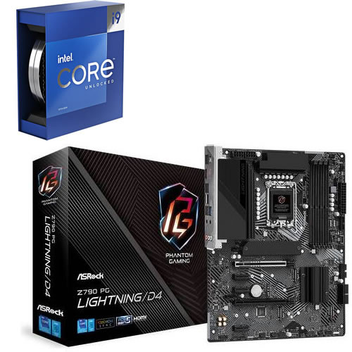 ★Core i9-13900K + ASRock Z790 PG Lightning/D4 セット 【PCIe 5.0対応】