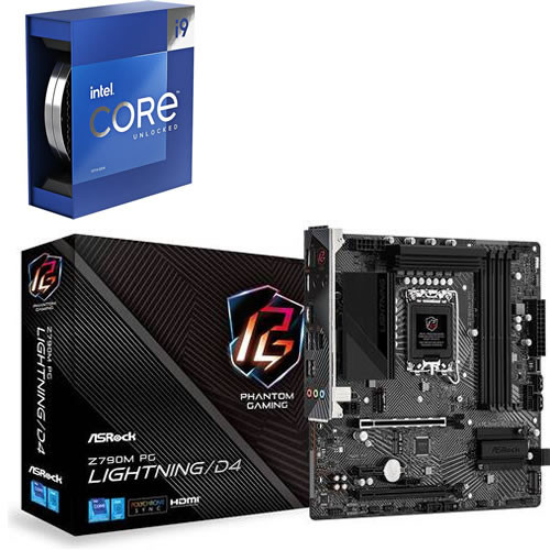★Core i9-13900K + ASRock Z790M PG Lightning/D4 セット 【PCIe 4.0対応】