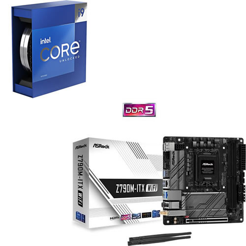 ★Core i9-13900K + ASRock Z790M-ITX WiFi セット 【PCIe 5.0対応】