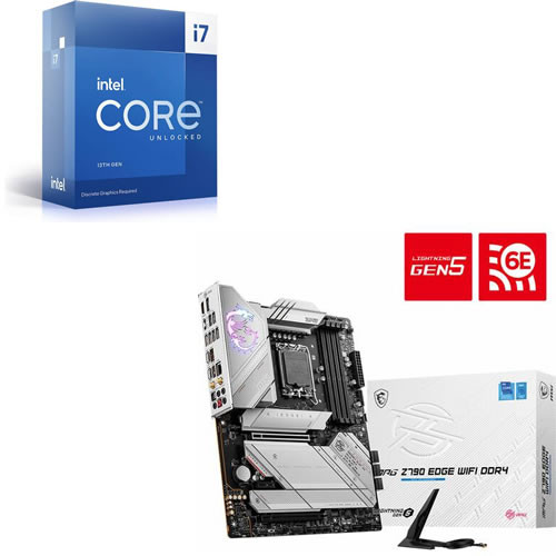 ★Core i7-13700KF + MSI MPG Z790 EDGE WIFI DDR4 セット 【PCIe 5.0対応】