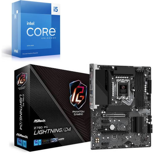 Core i5-13600KF + ASRock Z790 PG Lightning/D4 セット 【PCIe 5.0対応】