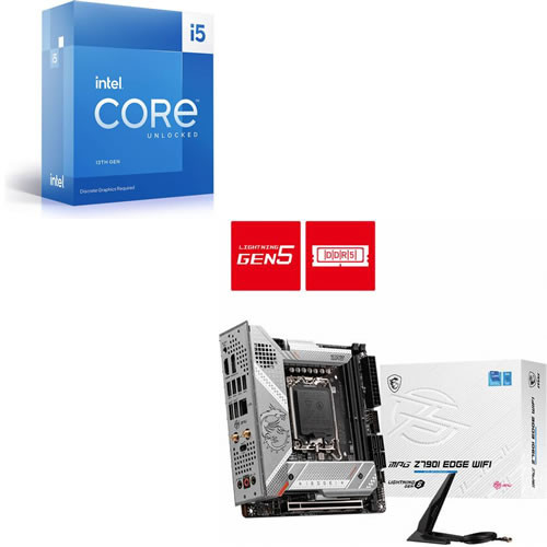 セット商品（intel + MSI） Core i5-13600KF + MSI MPG Z790I EDGE 
