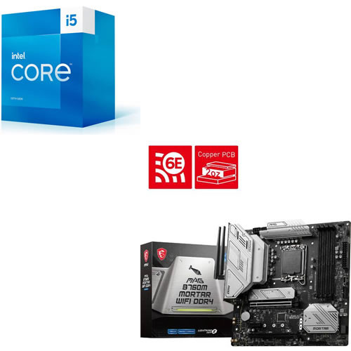 セット商品（intel + MSI） ☆Core i5-13400 + MSI MAG B760M MORTAR