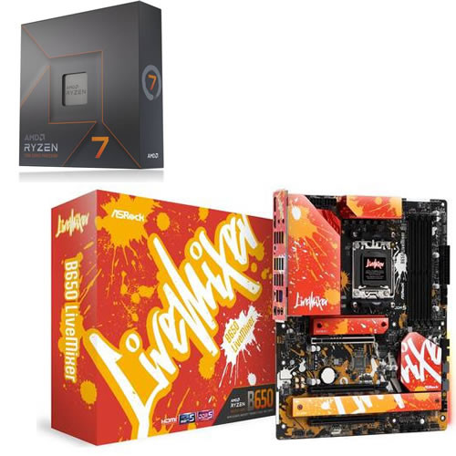 セット商品（AMD + ASRock） AMD Ryzen7 7700X + ASRock B650