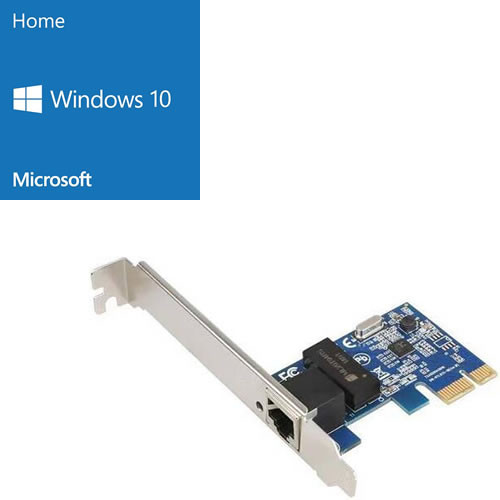 Windows 10 Home 64bit DSP版 + 指定内蔵LANカードバンドル限定セット