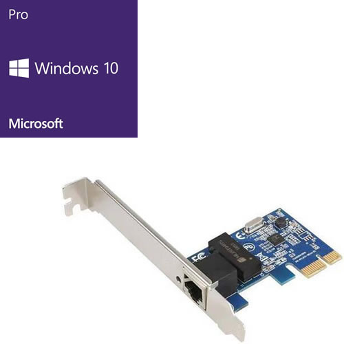 Microsoft マイクロソフト Windows 10 Pro 64bit DSP版 + 指定内蔵LAN