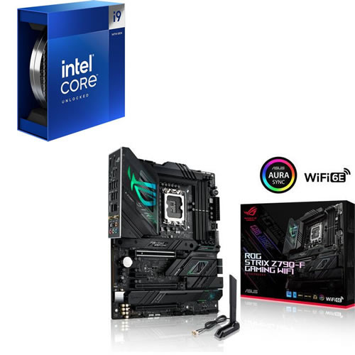 セット商品（intel + ASUS） Core i9-14900K + ASUS ROG STRIX Z790-F GAMING WIFI セット 【PCIe 5.0対応】